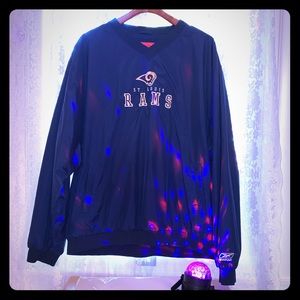 Vintage Reebok Rams Embroidered Windbreaker